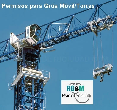 Permisos para grúa móvil y torres en Guadalajara